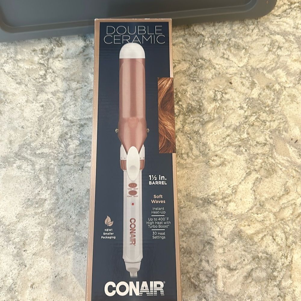 🌀 Conair Double Ceramic 1 1/2 Inch Barrel Curling Iron